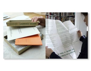 ART IN BOOKFORM OF LAWRENCE WEINER 1973-2021